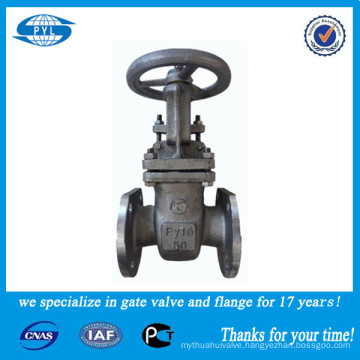 GOST flange cast steel valve 6 inch water gate valve